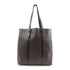 CELINE SHW Shoulder Tote Bag 113742FFZ Coated Canvas Leather Black Brown
