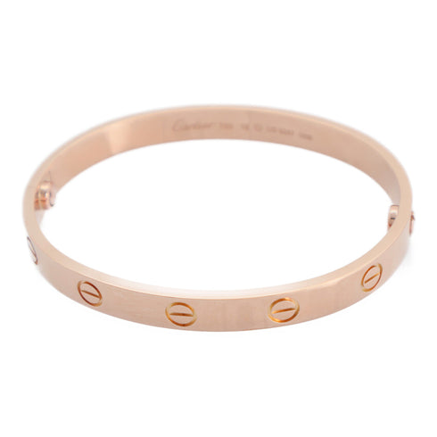 CARTIER Love Bracelet Bangle Accessories 18K Pink Gold Cartier#16