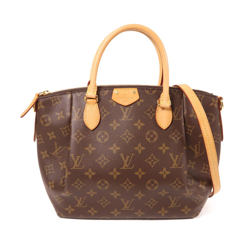LOUIS VUITTON LV GHW Turenne PM 2 Way Shoulder Bag Handbag M48814 Monogram Brown v1