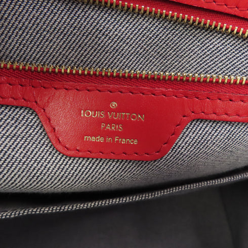 LOUIS VUITTON LV GHW OnTheGo 2way Shoulder Bag M44992 Monogram Denim Blue Red