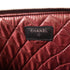 CHANEL CC SHW Pouch Clutch Calfskin Leather Black