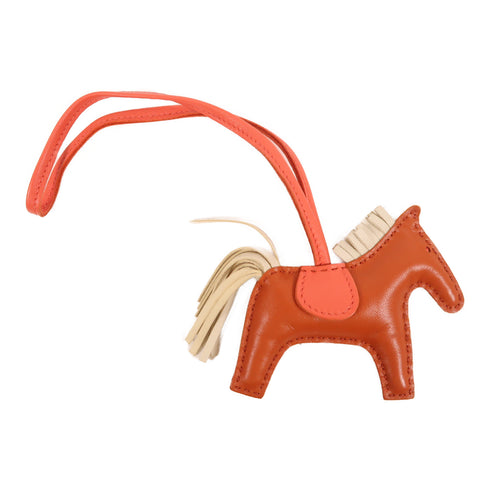 HERMES Rodeo PM Swift Leather Brown/Pink