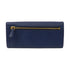 PRADA GHW Long Wallet 1M1132 Calfskin Leather Blue