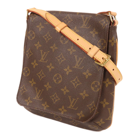 LOUIS VUITTON GHW Musette Salsa Shoulder Bag M51258 Monogram Brown