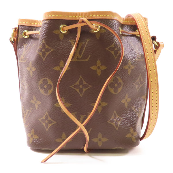 LOUIS VUITTON LV GHW Nano Noe Shoulder Crossbody Bag M41346 Monogram Brown v1