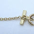 TIFFANY&CO T Open Vertical Diamond Necklace 18K Yellow Gold