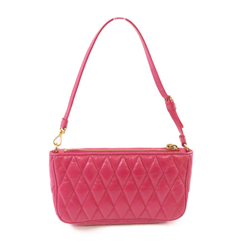 Miu Miu GHW Handbag Shoulder Bag Calfskin Leather