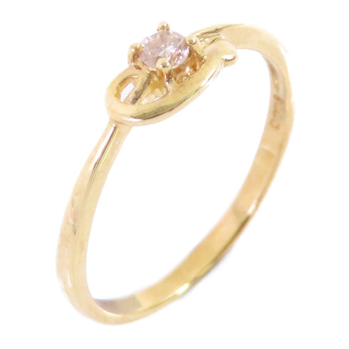 JEWELRY Diamond Ring US#6.5 18K Yellow Gold