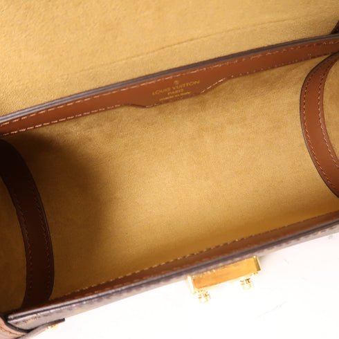 LOUIS VUITTON LV GHW Papillon Trunk 2 Way Chain Bag M57835 Monogram Brown