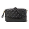 CHANEL Quilted CC GHW Gabrielle WOC Shoulder Bag A94505 Calfskin Leather Black
