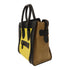 CELINE GHW Micro Luggage Handbag Calfskin Leather/Suede Black/Yellow/Brown