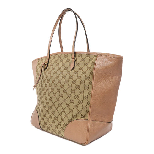 GUCCI GG GHW Shoulder Tote Bag 323671 Canvas/Leather Pink/Brown