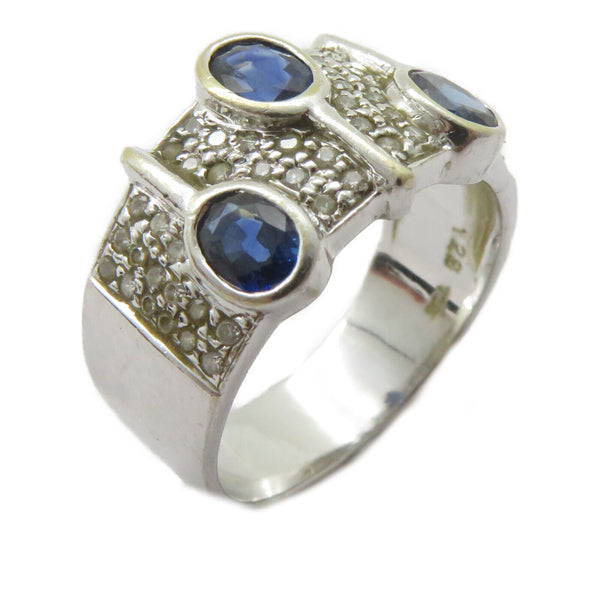 FINE JEWELRY Diamond Ring 18K White Gold US#8