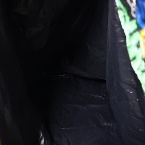 CHANEL Quilted CC GHW Eco Bag 2 Way Chain Shoulder Tote AP2095B Caviar Nylon