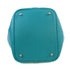 HERMES PHW Picotin MM Tote Bag Handbag Clemence Leather Bleu Paon Greenish Blue