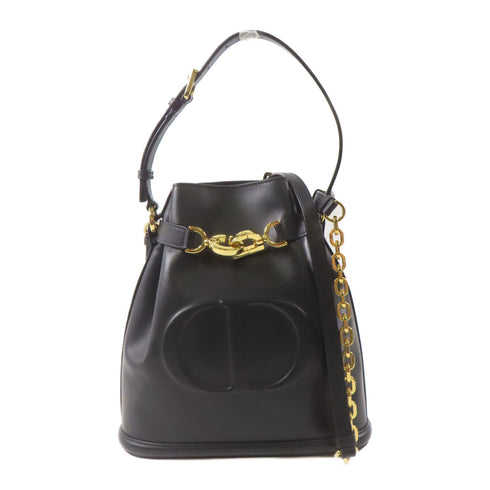 CHRISTIAN DIOR CD GHW C'est Dior 2 Way Shoulder Bag M227IUBHA Calfskin Leather