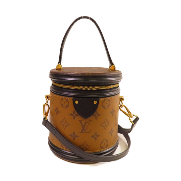 LOUIS VUITTON LV GHW Cannes Handbag Shoulder Bag M43986 Monogram Reverse Brown