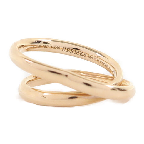 HERMES Ring US#5.25 18K Pink Gold