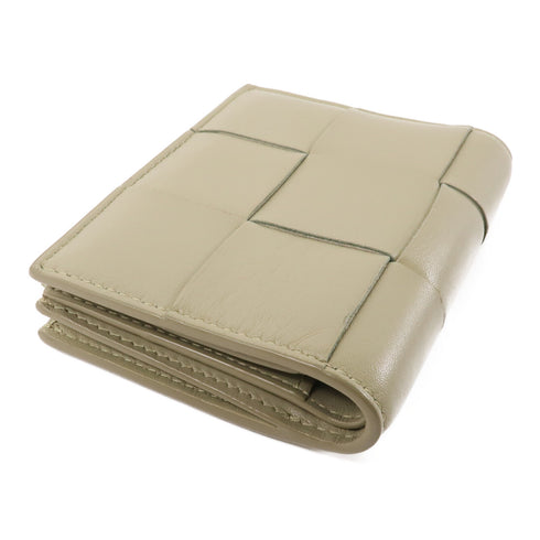 BOTTEGA VENETA BV GHW Wallet Intrecciato Leather Green