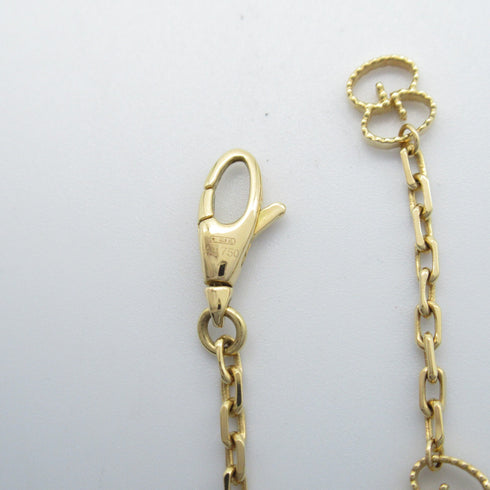 GUCCI GG Onyx Diamond Bracelet 18K Yellow Gold