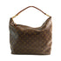LOUIS VUITTON LV GHW Sully MM Gold Shoulder Bag Monogram M40587 Brown