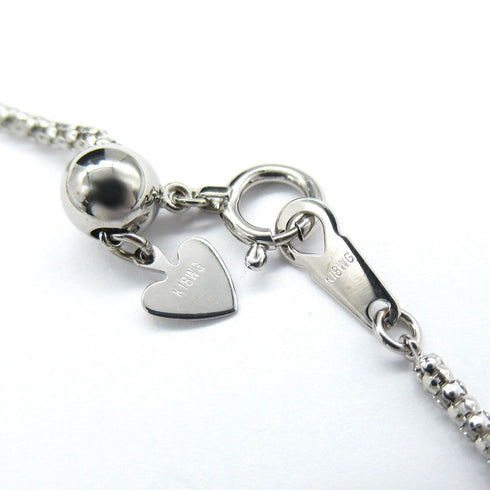 TASAKI 0.16ct Diamond Necklace 18K White Gold