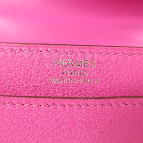 HERMES PHW 2002 Shoulder Bag Crossbody Evercolor Leather