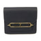 HERMES GHW Rouls Slim Wallet Y/2Z Evercolor Leather Blue Nuit Navy