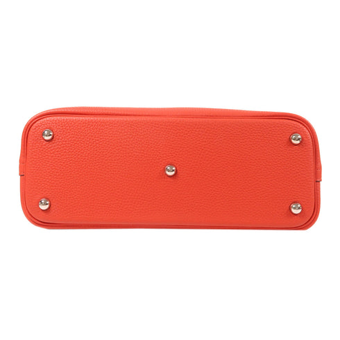 HERMES PHW Bolide 31 2 Way Bag Clemence Leather Red