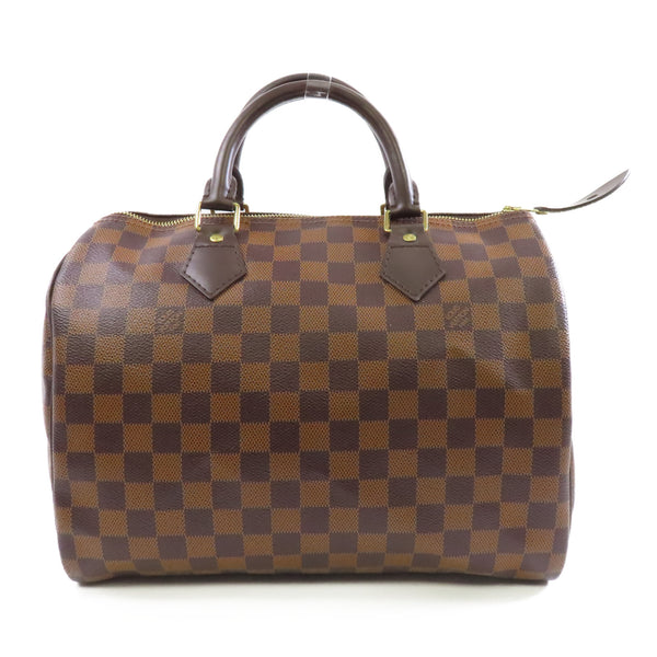 LOUIS VUITTON LV GHW Speedy 30 Handbag N41364 Damier Brown v2