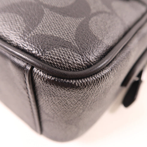 COACH Graham Crossbody Bag Shoulder Bag J2323-C4149 Coated Canvas Leather Black