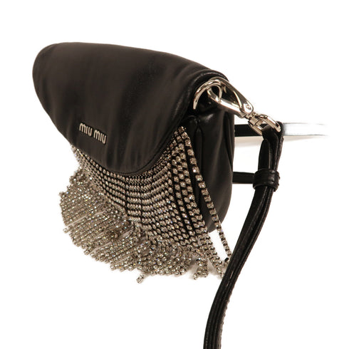 Miu Miu SHW Shoulder Bag Lambskin Leather 5BE014