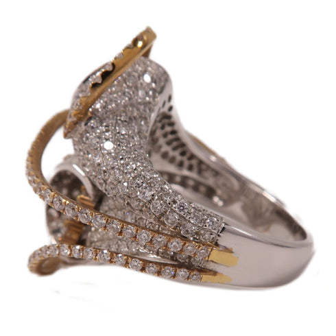 FINE JEWELRY Diamond Ring 18K White Gold US#6