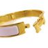 HERMES GHW Clic-H Bracelet Bangle Metal Enamel