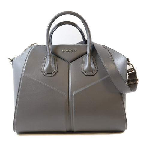 GIVENCHY SHW Antigona 2 Way Bag 3C0164 Calfskin Leather Grey