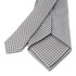 PRADA Tie Ties Silk Gray Black