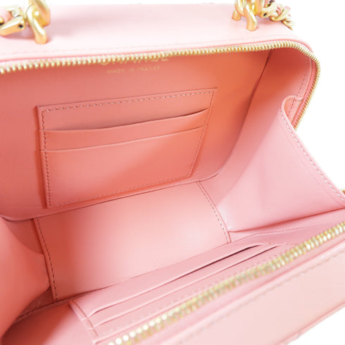 CHANEL Quilted CC GHW 2 Way Chain Shoulder Bag AS3318 Lamskin Leather Pink