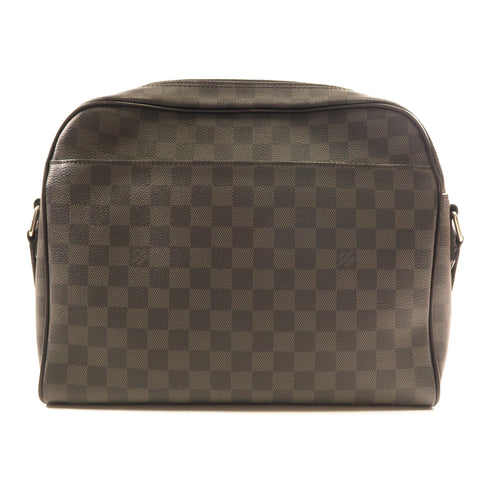 LOUIS VUITTON LV SHW Dayton MM Shoulder Bag N41409 Damier Graphite Black