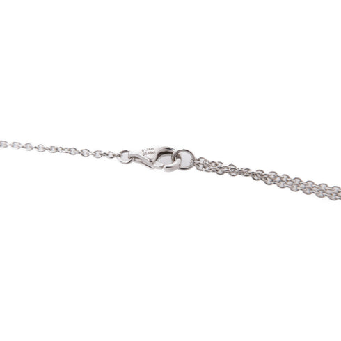 JEWELRY Diamond Sapphire Necklace Accessories 18K White Gold