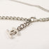 CHANEL CC Waist Chain Belt B22/P Metal Silver