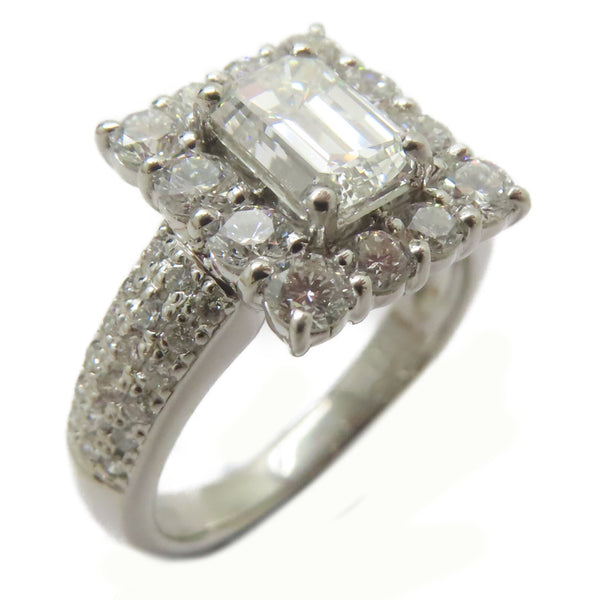 FINE JEWELRY 1.045ct Diamond 1.11ct Diamond Ring PT900 Platinum US#6