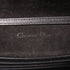 Christian Dior CD Chain Shoulder Bag Calfskin Leather Black