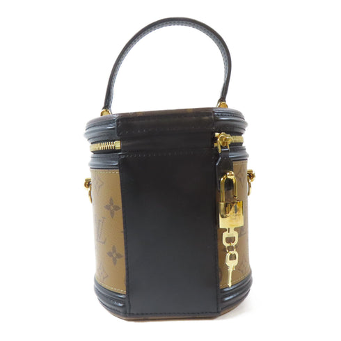 LOUIS VUITTON LV GHW Cannes 2 Way Shoulder Bag M43986 Monogram Reverse Brown v3