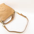 GUCCI GG GHW Soho Interlocking G 2Way Shoulder Bag 536194 Calfskin Leather Beige