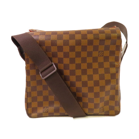 LOUIS VUITTON LV GHW Naviglio Shoulder Bag Crossbody N45255 Damier Ebene Brown