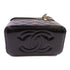 CHANEL CC GHW Vanity Case Hand Shoulder Bag Patent Leather