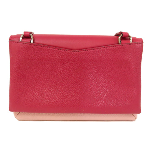 GIVENCHY GHW Duetto Bag Shoulder Bag Calfskin Leather Black