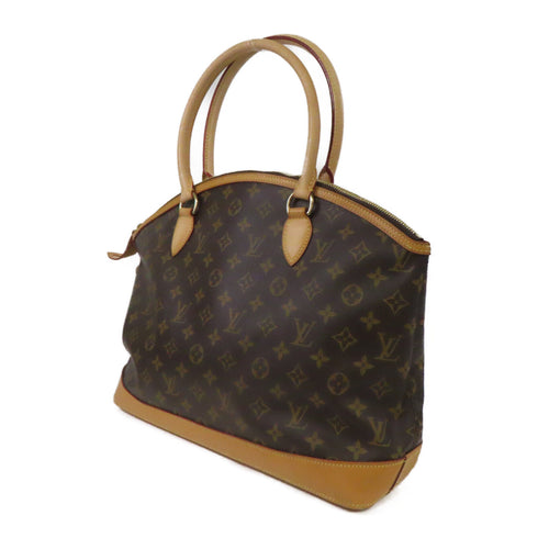 LOUIS VUITTON LV GHW Lockit Horizontal Hand Bag M40104 Monogram Brown