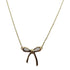 TIFFANY&CO Bow Necklace 18K Pink Gold