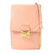 FENDI GHW Phone Bag Chain Shoulder Bag Crossbody 8M0436 Calfskin Leather Pink